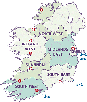 Map of Ireland