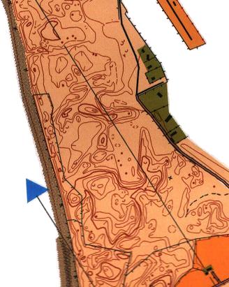 Map of Banna Sand Dunes