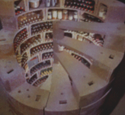 Hélicave wine cellar