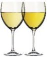 white wine glasses