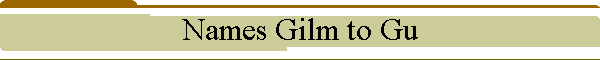 Names Gilm to Gu