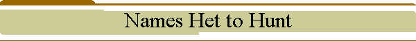 Names Het to Hunt