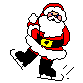 Image of dancing Santa