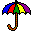 Image of an umbrella
