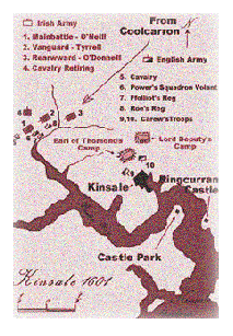 A map of 1601 Battle