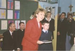 President MacAleese in Carrigeen NS