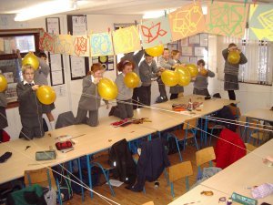 Balloon Rocket Experiment