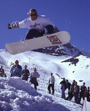 Photo of Mark's 2nd Jump in Arinsal Big Air
