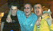 Martin with Ger & Ken (Edgefly) @ Nestors, March 2002
