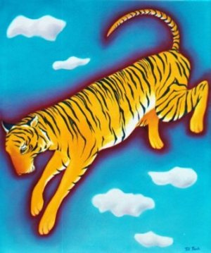 Tiger in the Sky - Jill Teck World Tour Collection - Galway Ireland