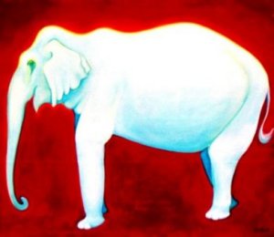 Big Blue Elephant - Jill Teck World Tour Collection - Galway Ireland