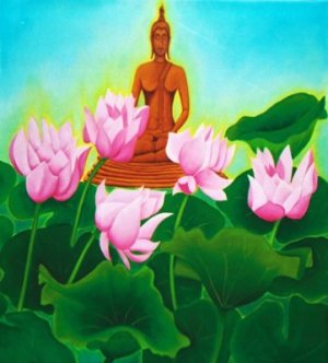 Floating Buddha