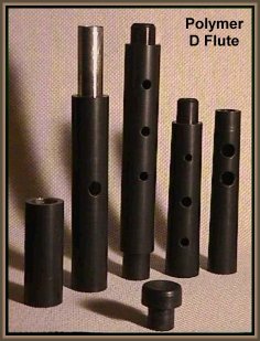 Photo of keyless polymer flute in D