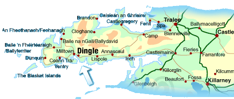 Map of West Kerry