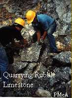 Quarrying Limestone