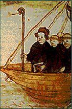 St. Brendan and his travelling monks