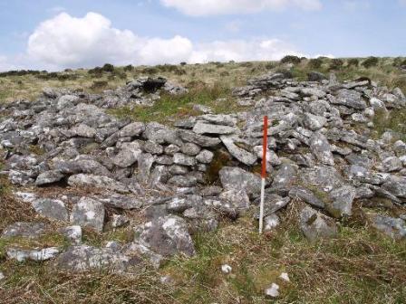 View of possible hut site Ballyhoneen.