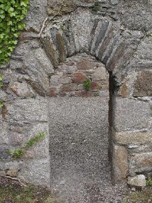 Entrance to chancel St Begnet's church Dalkey 