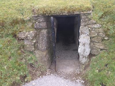 Entrance to Fourknocks passage tomb