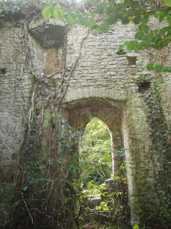 Internal view of windows west side of Lanestown Castle