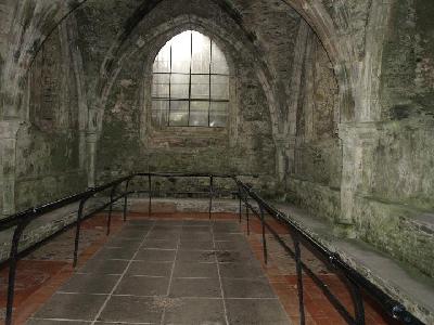 View of Chapter house interior - Mellifont Abbey.