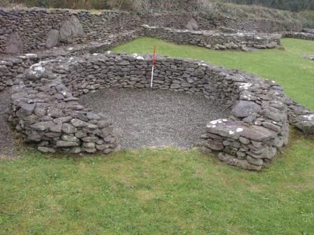 Remains of a clochan Reask 