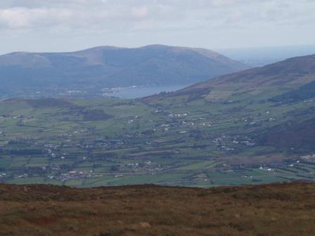 View Mourne Mountains from Slieve Gullion