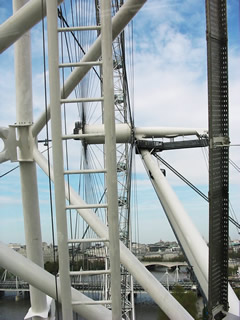 going down in london eye, england