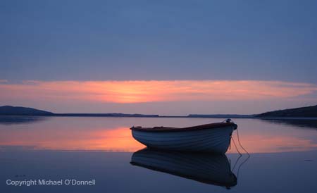 Boat in Gwebarra Bay