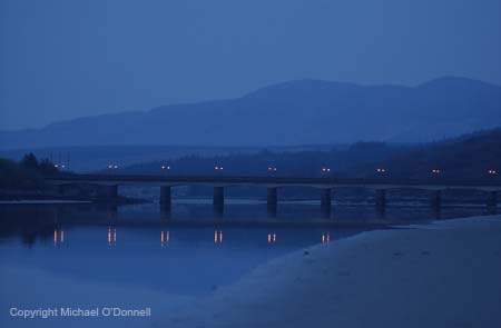 Gwebarra Bridge at Dusk