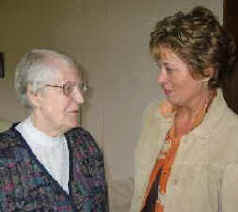 Sister Cathrine with Lorraine