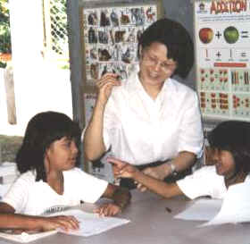 Sister Josephine Cho from Korea in the Philippines