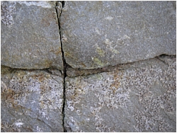 cracked stone