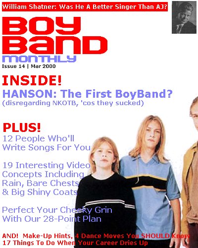 BoyBand Monthly