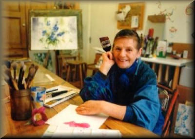 Anna Marie at work in the studio!