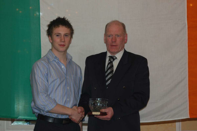 Eoin Mullhall Leinster Star Award winner 2007