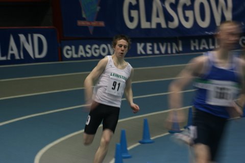 Eoin Mulhall competes in 400mt.