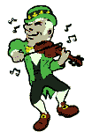 Dancing a jig!
