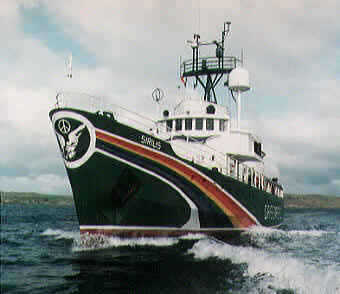 MV Sirius off the south coast of Ireland, May 14th 1987