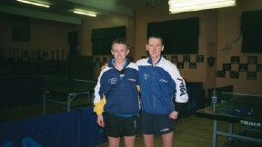 Connacht Commercial Open Champion 2001 Brian Fitzgerald, Cork and Runner-up Daryl Strong, Belfast