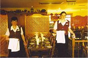 The staff at the Estuary Restaurant ...