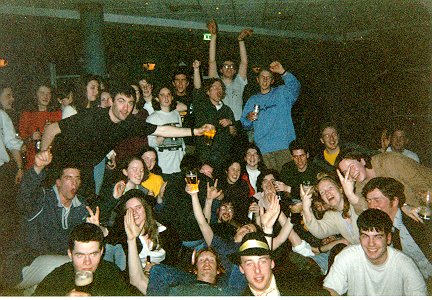 UCG Kayak Club at the 1997 Intervarsities in Wicklow.