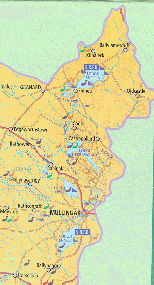 Map of Mullingar local area