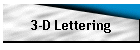 3-D Lettering