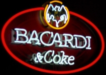 bacardi and coke neon sign12