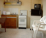 Budget accommodation kitchen facility
