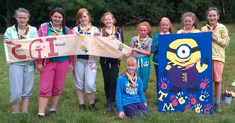 Raheny Guides take part in CampOne in Larch Hill Scout and Guide Campsite