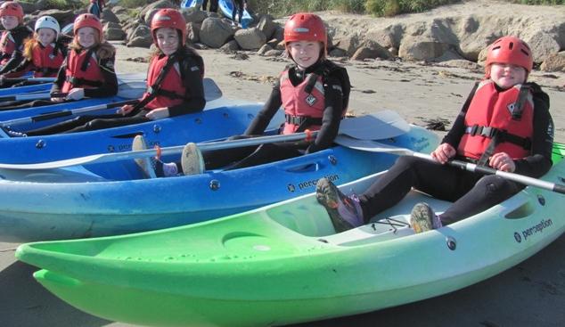 Kayaking on Carne Beach