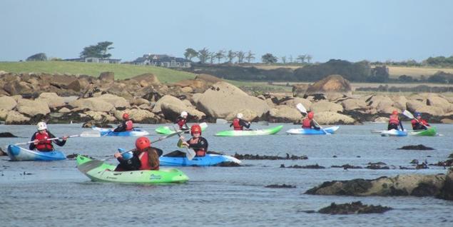 Kayaking on Carne Beach