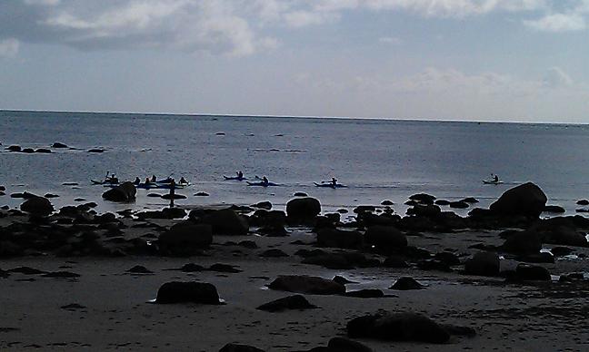 Kayaking on Carne Beach